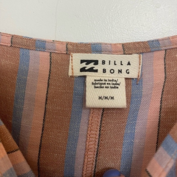 Billabong striped dress with pockets M - Picture 4 of 6
